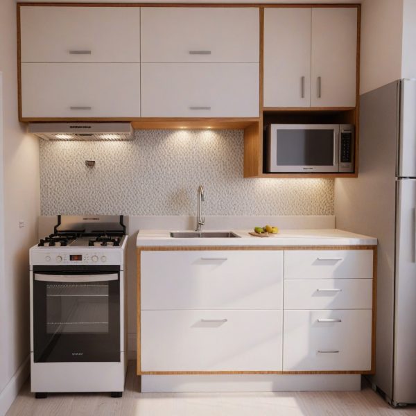 cozinha compacta clara