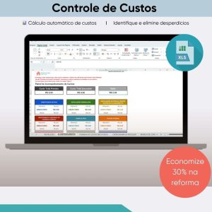 planilha de reforma controle de custos