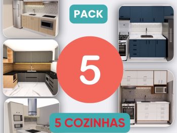 pack 5 projetos de cozinha lista de materiais + planos de corte de marcenaria