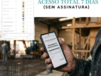 passe de obra: acesso total 7 dias (sem assinatura)