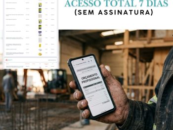 passe de obra: acesso total 7 dias (sem assinatura)