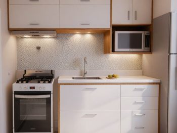 cozinha compacta clara