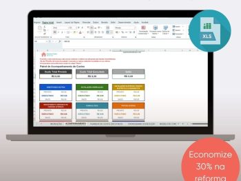 planilha de reforma controle de custos